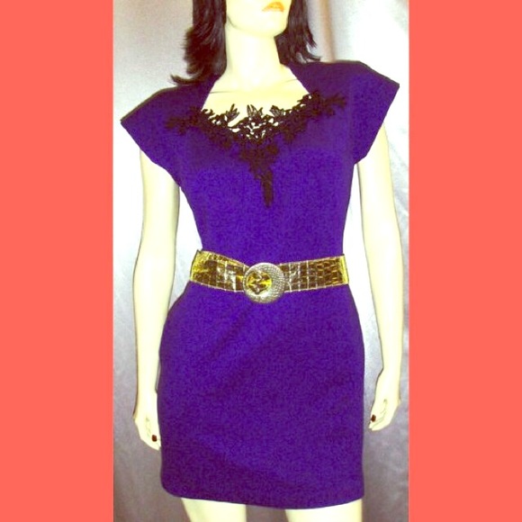 Flashy Purple Dress